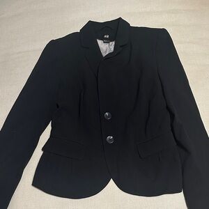 H&M Classic Black Suit Jacket